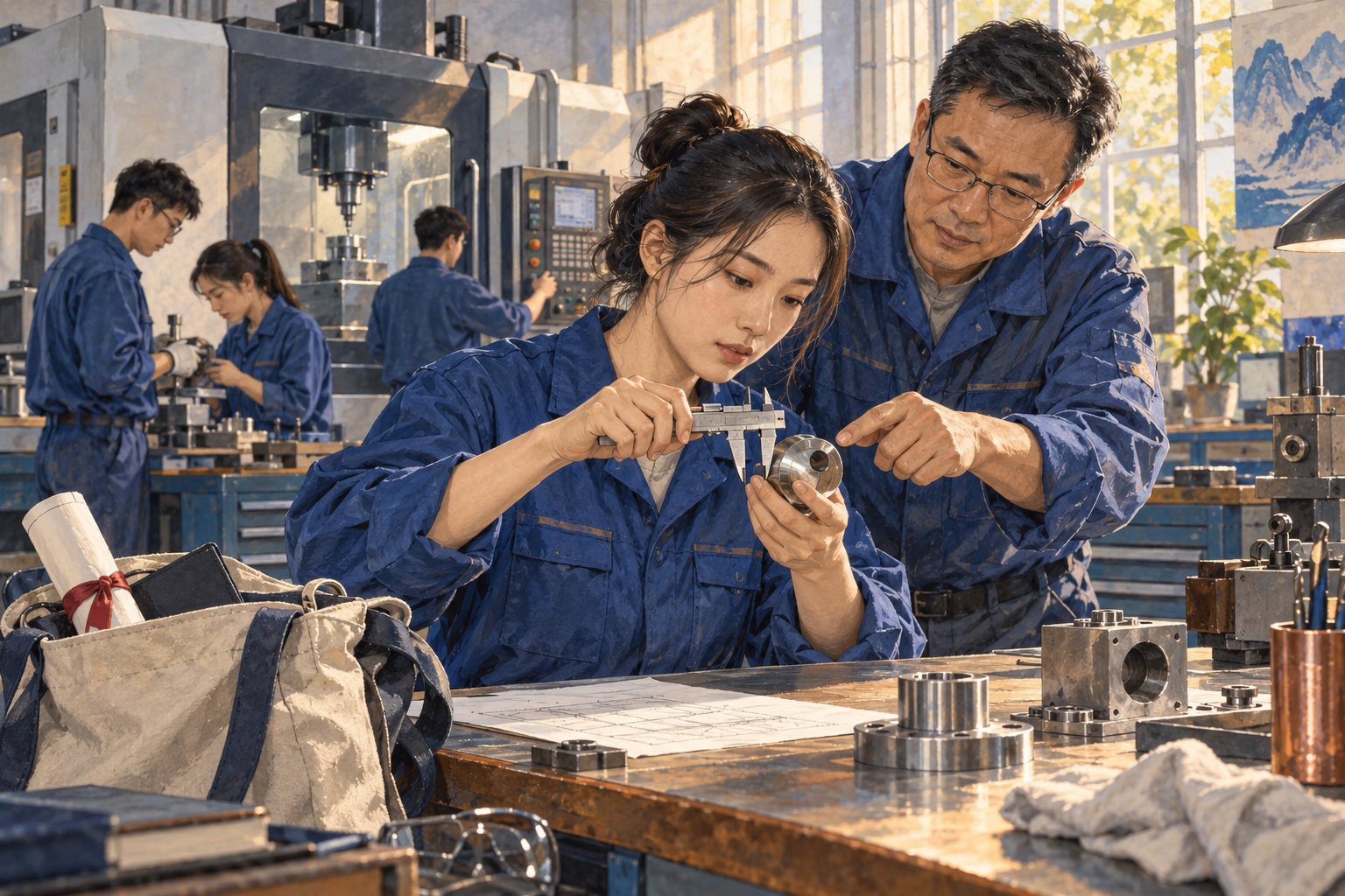 本科生扎堆回炉读技校！大学读完了，为什么又去学数控？