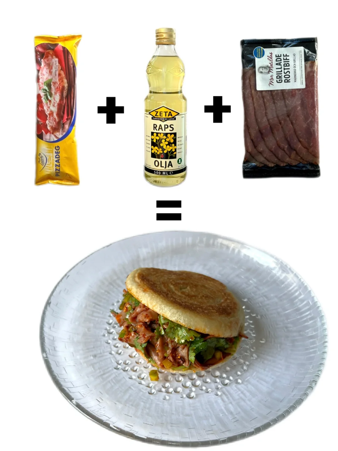 怀念肉夹馍吗？试试香菜牛肉拌辣子夹螺丝饼