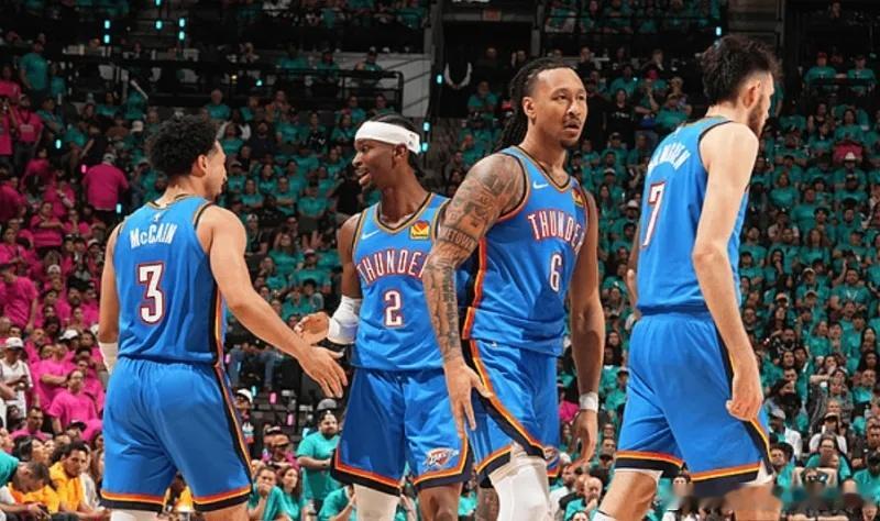 【💥雷记：雷霆无杰威依然震撼🏀】  NBA季后赛，雷霆队以123-...