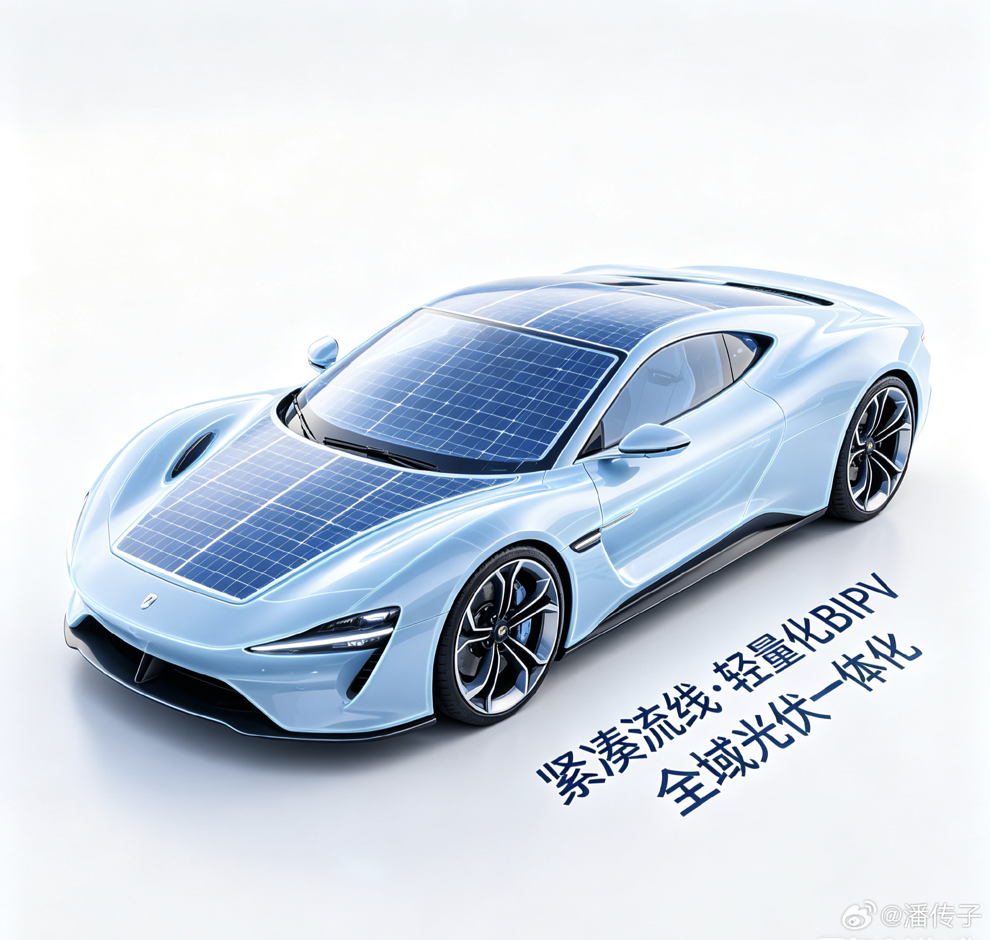 原创｜紧凑流线轻量化全域BIPV车身设计思路，给内卷增重的新能源车做「...