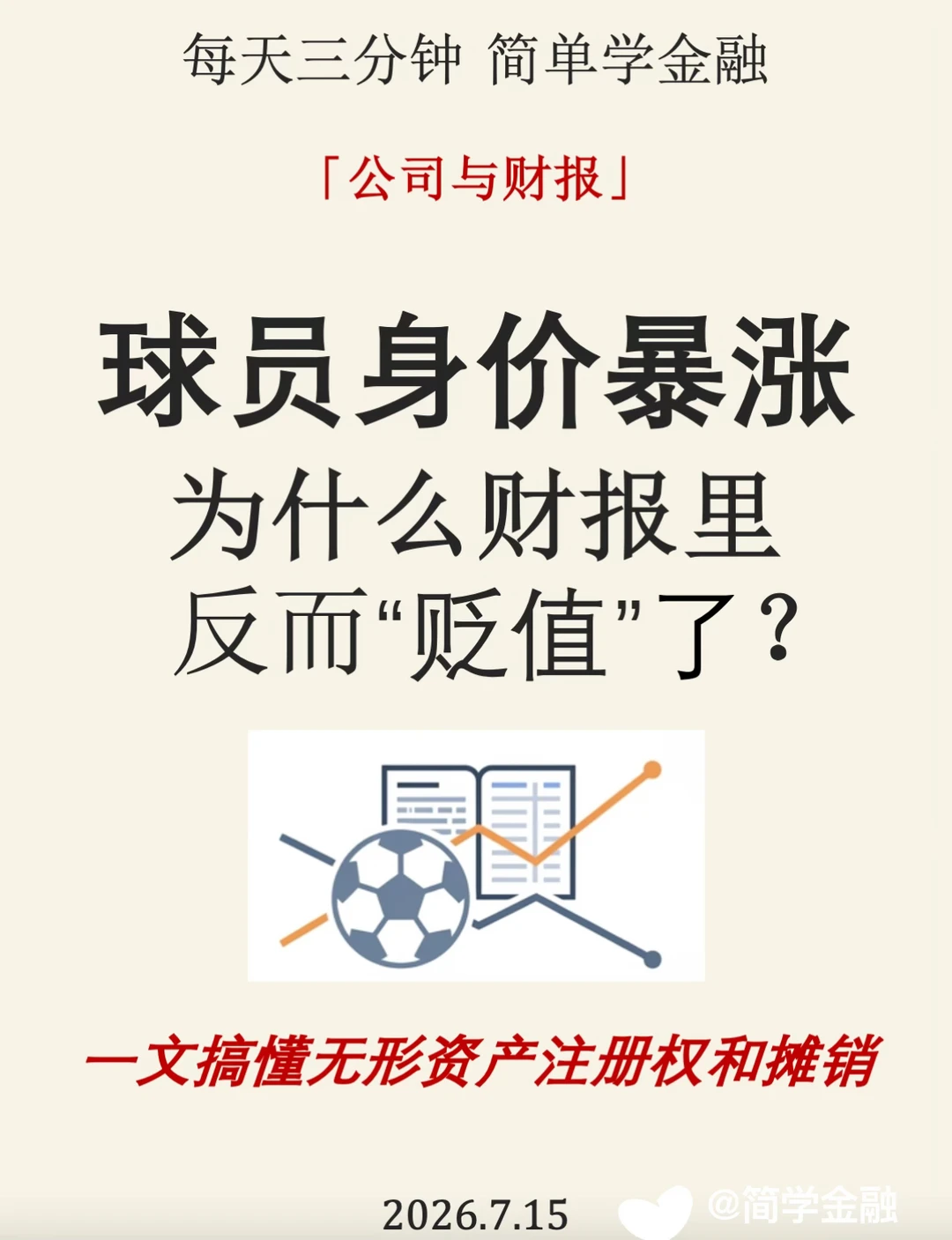 球员身价暴涨，为什么在财报里他是在贬值❓
