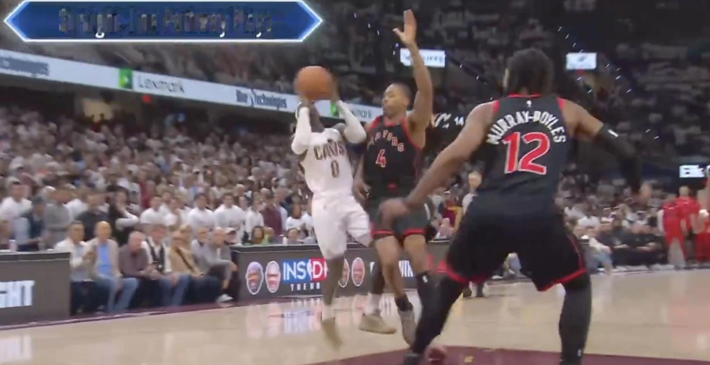 NBA新赛季将严吹“直线路径”防守犯规，巴恩斯：纯扯淡

今日，NBA官方称，NBA新赛季计划加强对“直线路径”（Straight-Line Pathway）相关防守动作的吹罚，尤其针对进攻球员已经建立明确突破路线后的身体接触。

如果防守球员通过推、挤或身体碰撞，把进攻球员从已经建立的直线突破路径上挤开，裁判新 ​