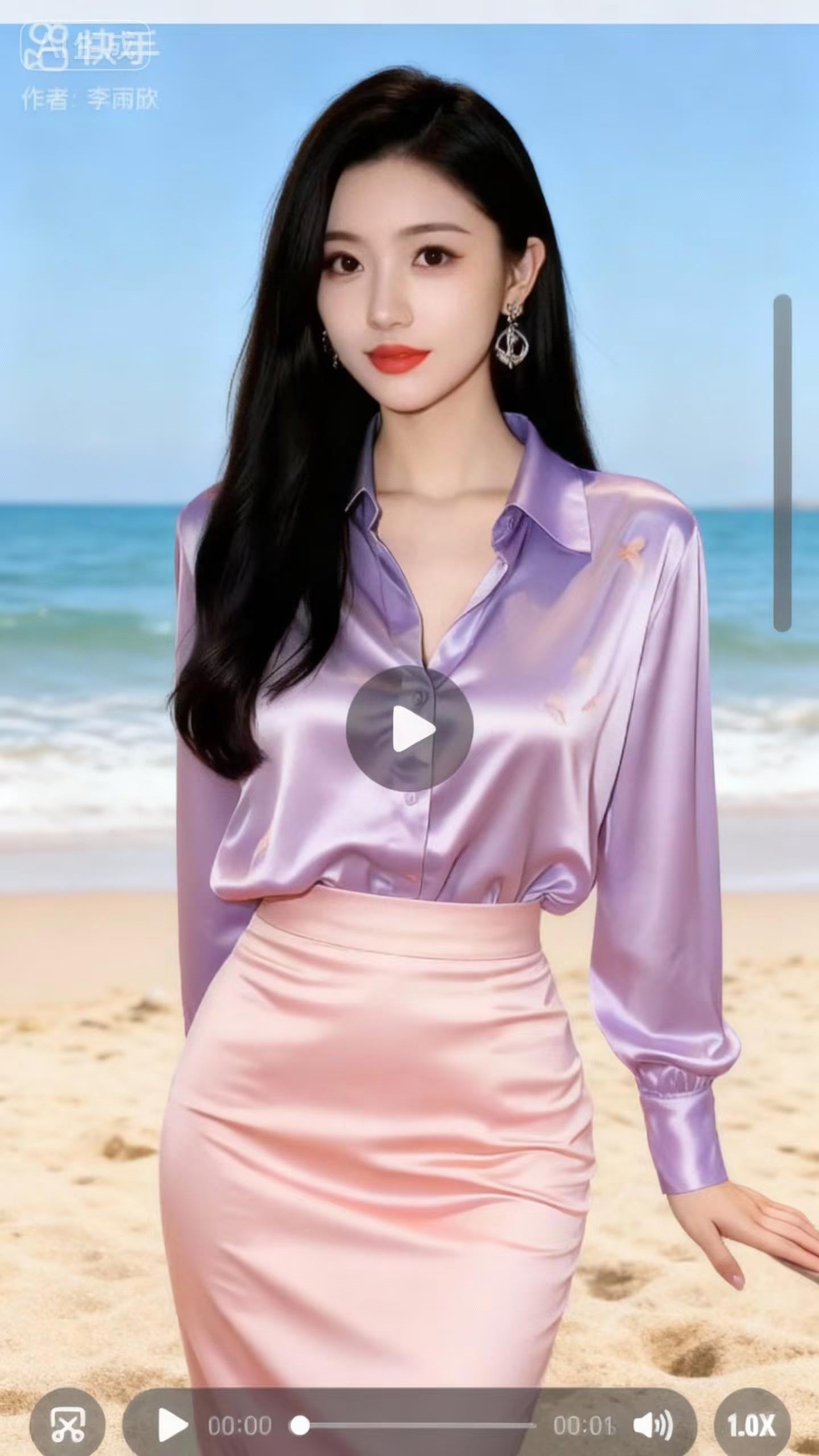 美丽动人的小姐姐。