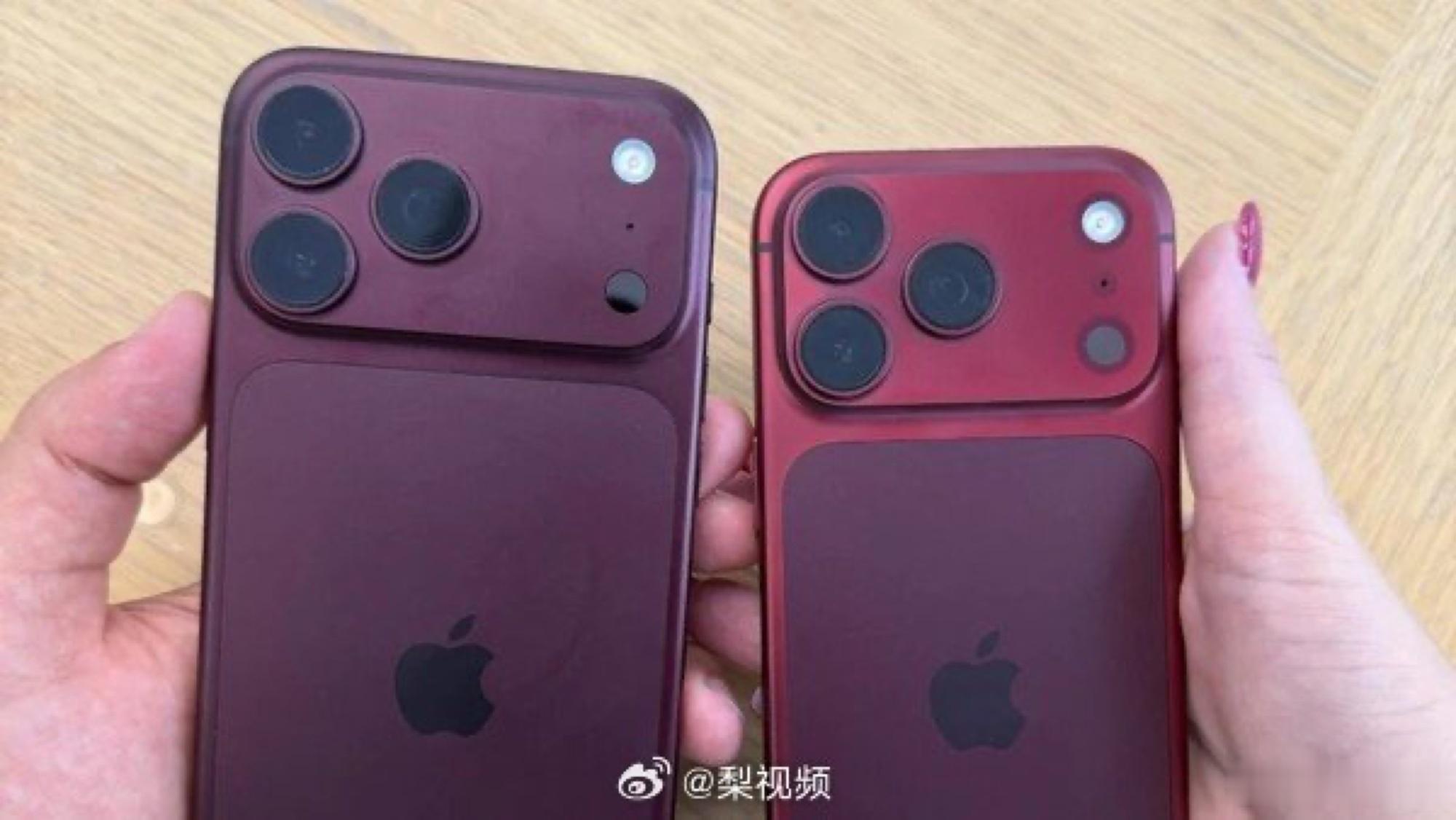 iPhone 18 Pro 的勃艮第红，有人用二十天就褪成普通红色了。

Reddit 那位 9 月 19 号首发买的，10 月 9 号拍的实拍对比，两台摆一起跟两个配色似的。

铝合金做深色，阳极氧化这道坎本来就难过，去年橙色褪成粉，今年轮到酒红。要这个色就老实套壳，磕一下掉漆比褪色还快。

我身边暂时没见到翻车的， ​