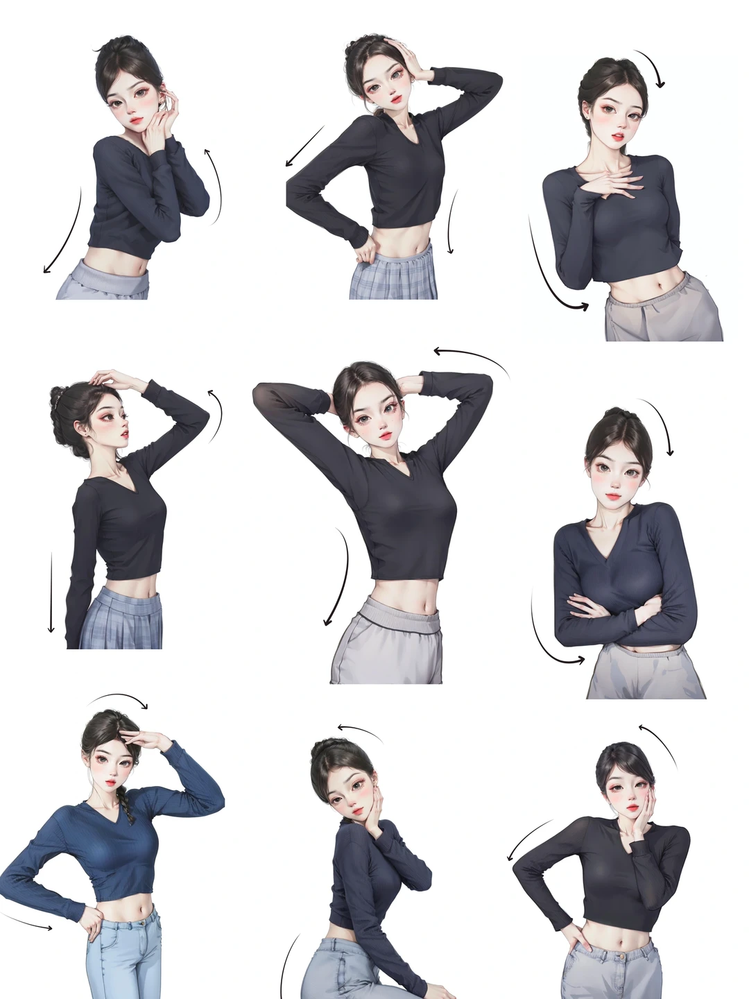 可甜可欲的拍照姿势来啦💓谁拍谁知道～