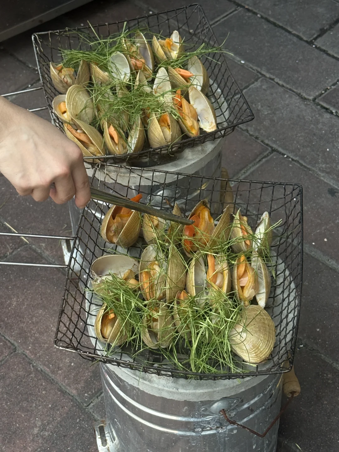广州已5678刷的路边小店（巨型黄蚬子）