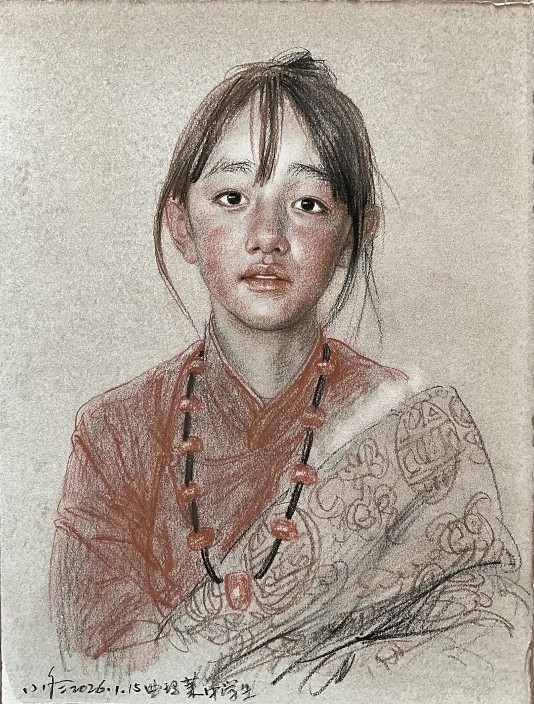 曲麻莱的中学生