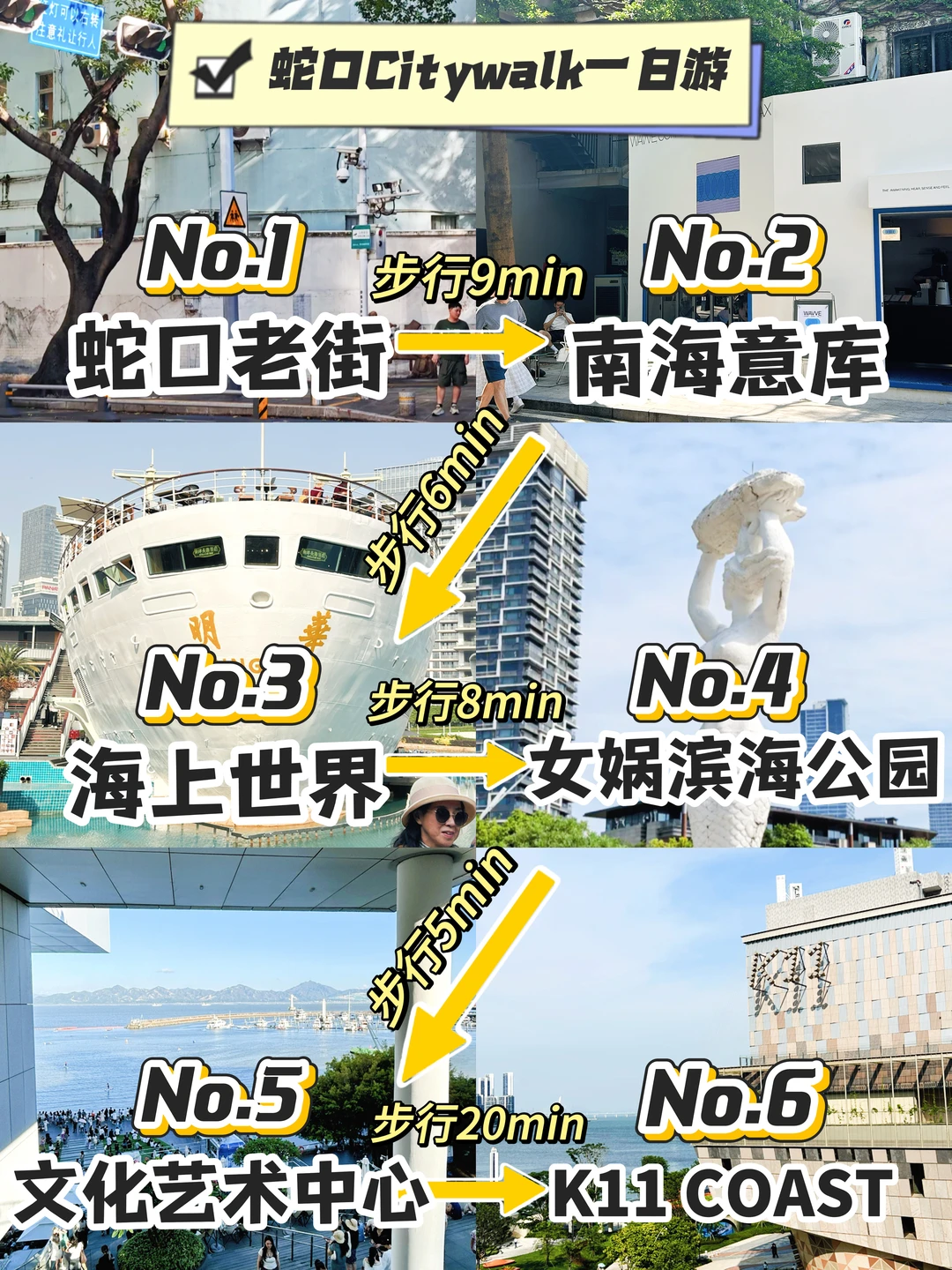 📍深圳｜蛇口CityWalk一日游路线‼️超详细👏