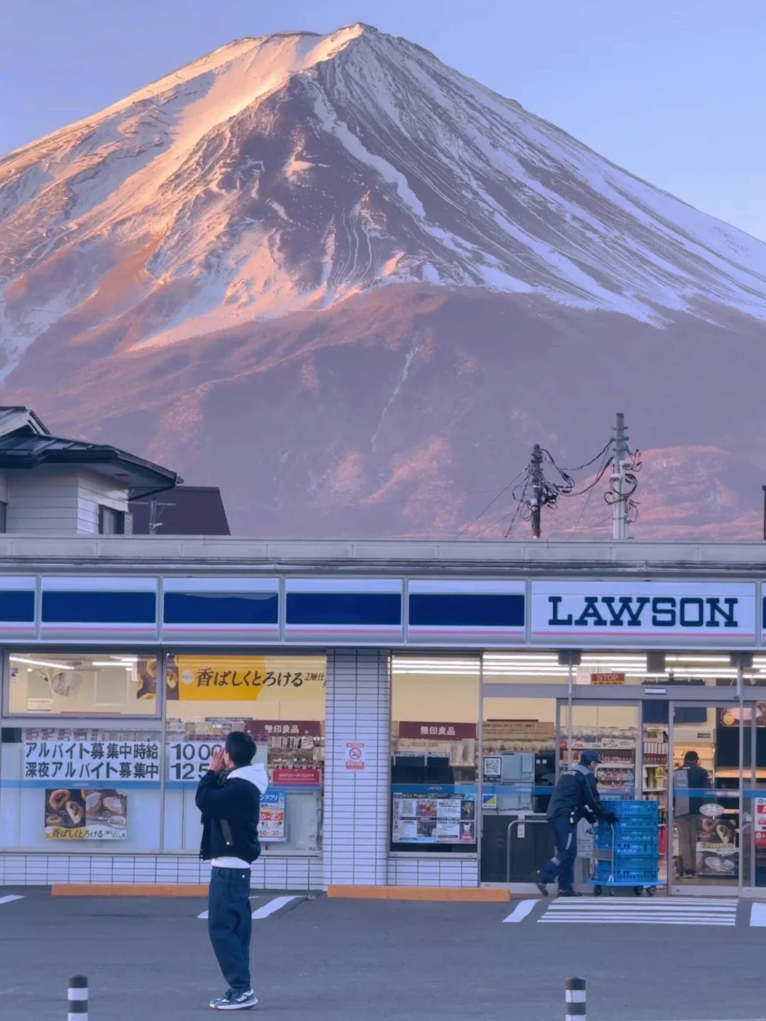 富士山会奖励每一个早起的人……