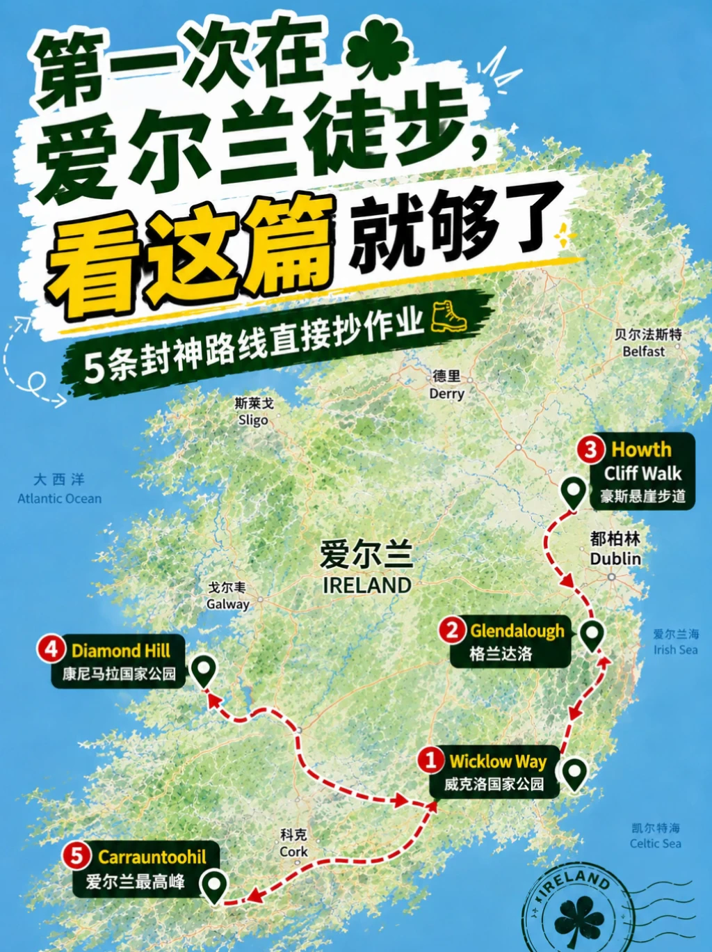 第一次在爱尔兰徒步🧗看这篇就够了🇮🇪