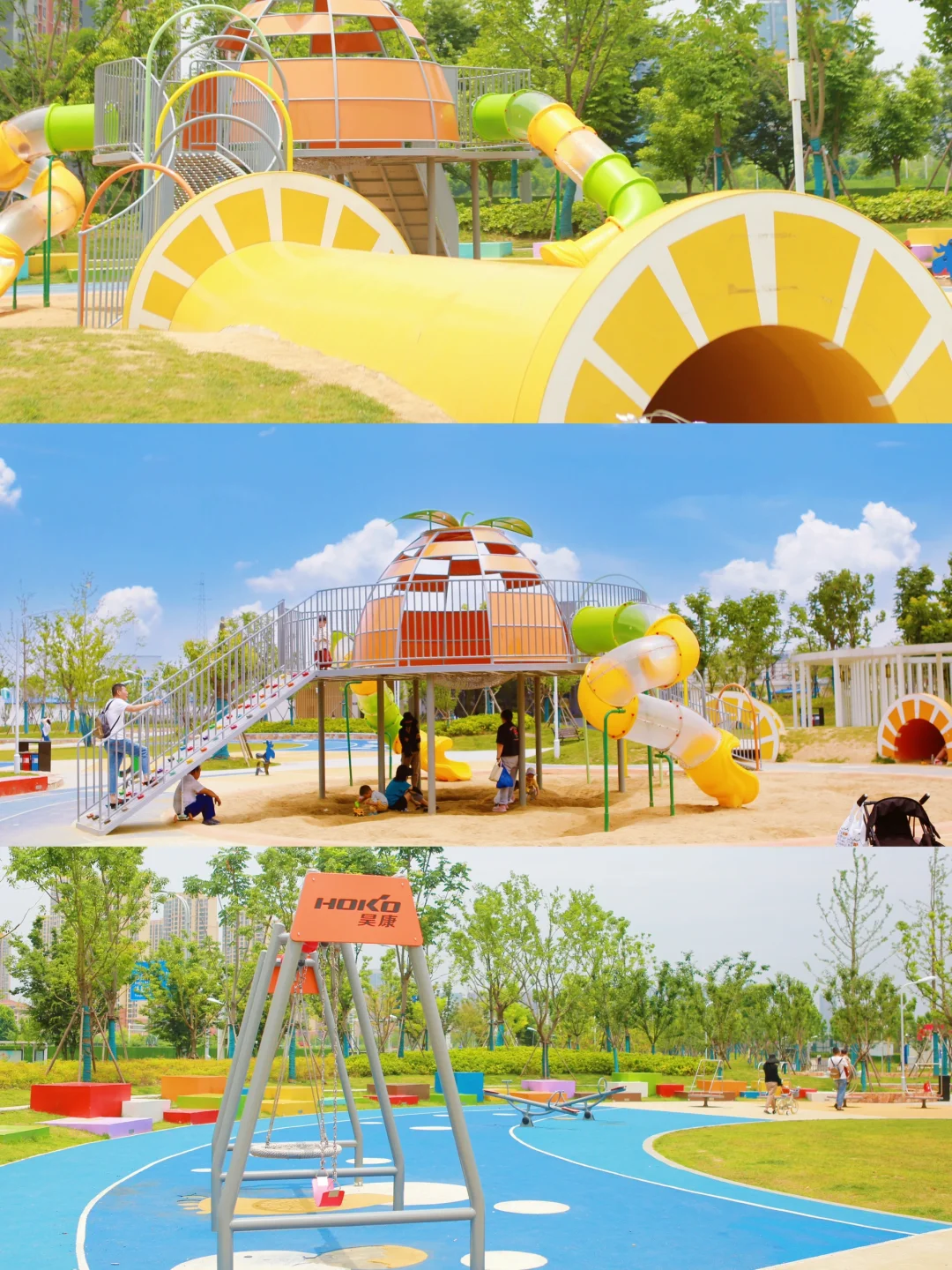 武汉遛娃｜骑行赏蜀葵 🌸+免费挖沙游乐场‼️