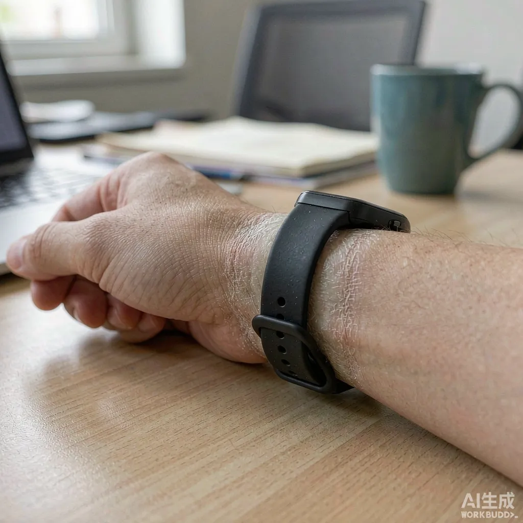 戴了两年运动手环，手腕那圈皮肤像60岁的脸——医生笑了：这事儿太常见
朋友最近跟我吐槽：戴了两年手环，前几天摘下来一看，手腕那一圈白得吓人，摸着还糙，跟树皮似的。
上网一搜，&34;受害者&34;还真不少。评论区更热闹——有人说绿光把皮肤照老了，有人怀疑是手表漏电，还有人担心低温烫伤。
不好意思，全猜错了。
皮