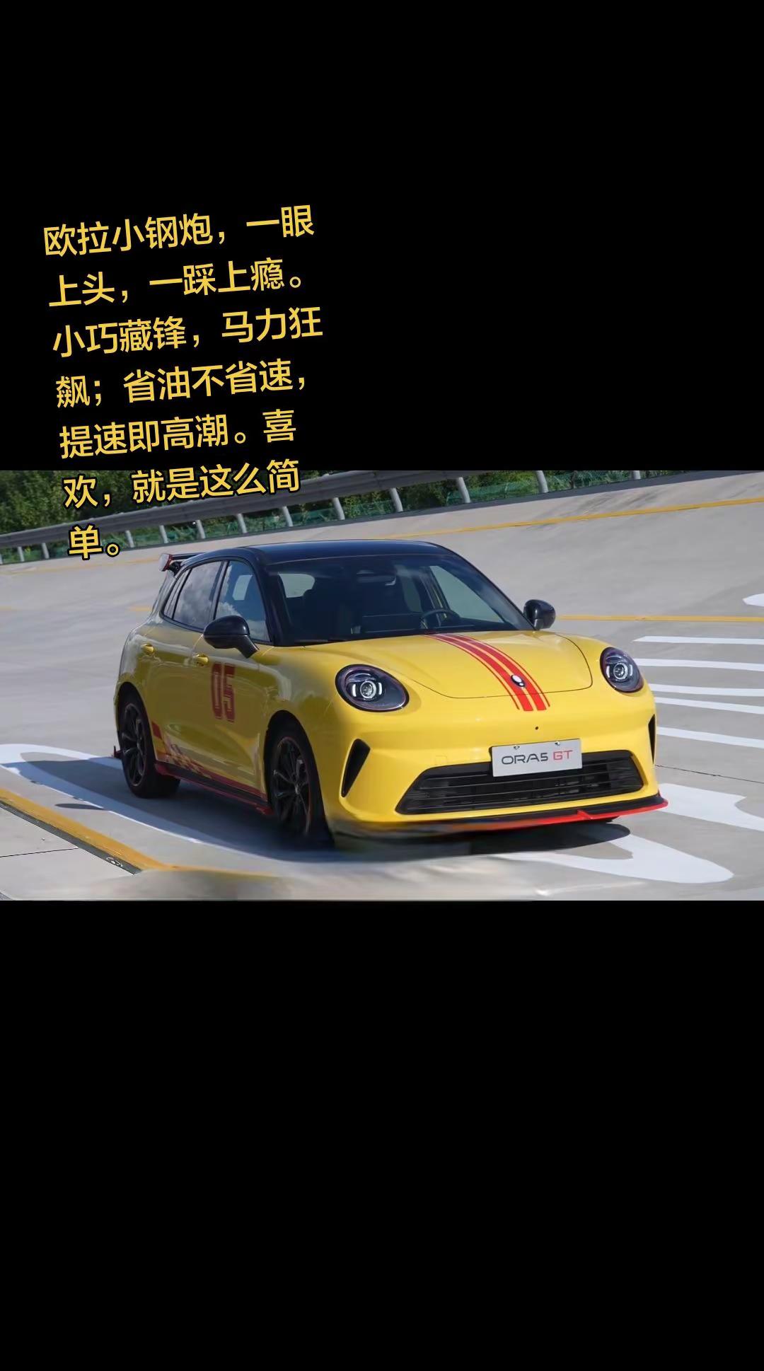 欧拉小钢炮，一眼上头，一踩上瘾。小巧藏锋，马力狂飙；省油不省速，提速即高潮。喜欢，就是这么简单。欧拉