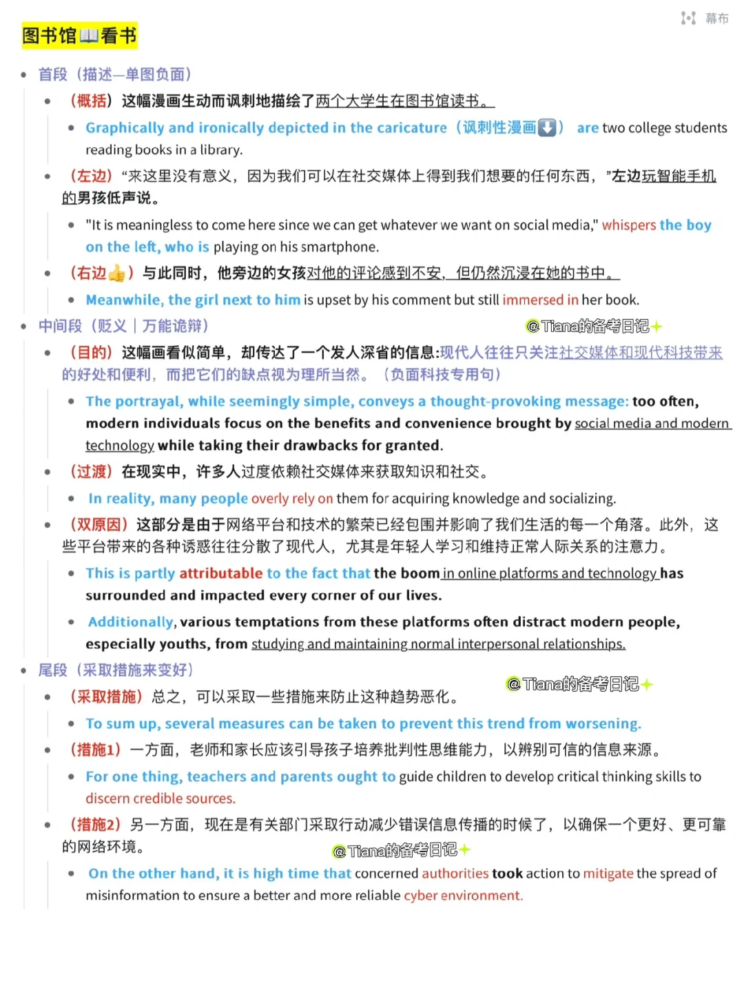 周思成押题大作文｜02图书馆看书