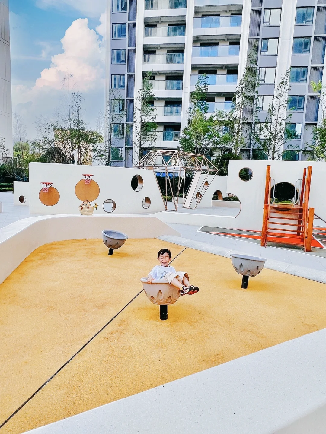 武汉新晋免费遛娃地|奶fufu的游乐场爱了～