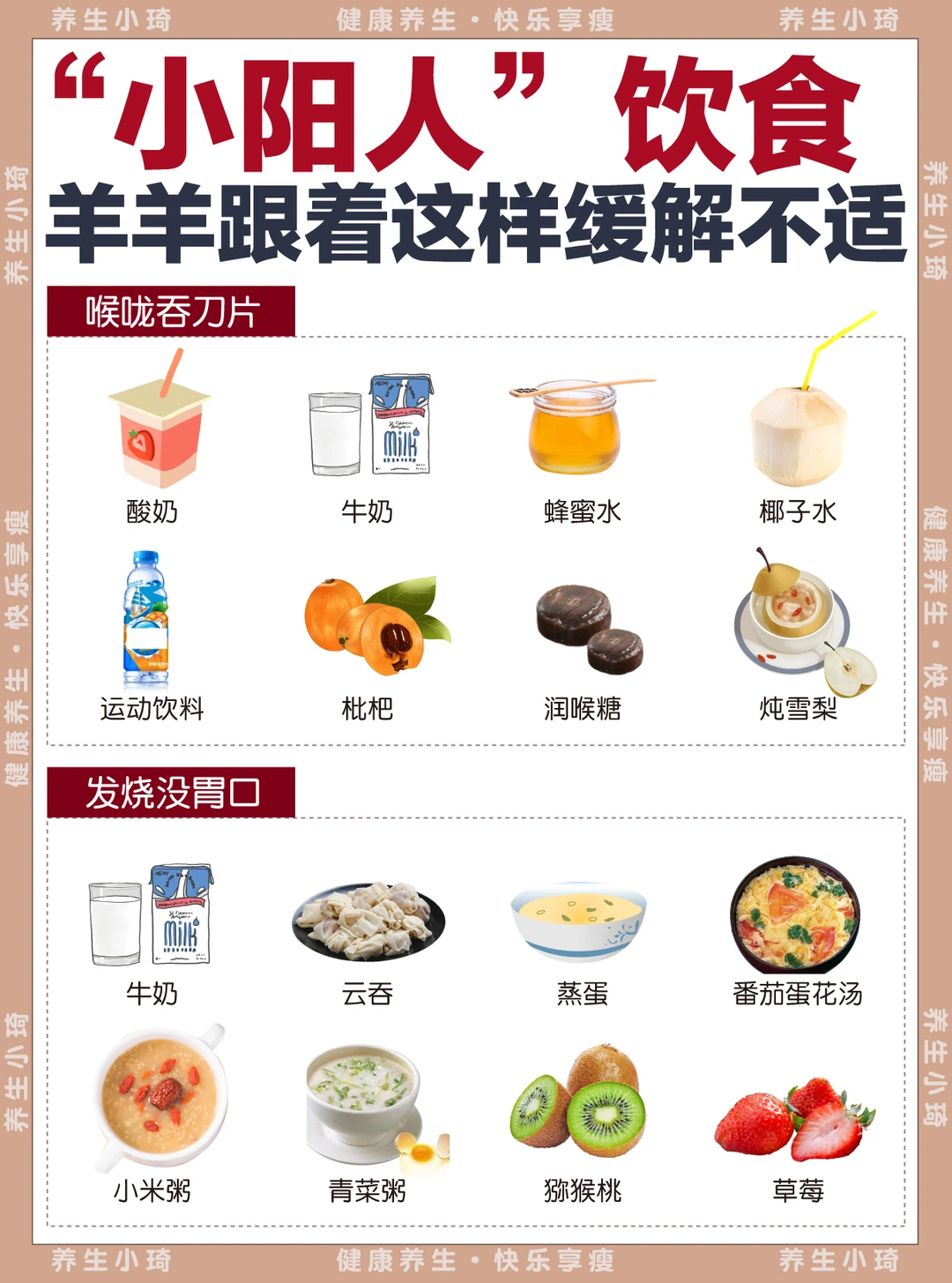 🐑阳后这样吃‼️缓解不适，不再吞刀片