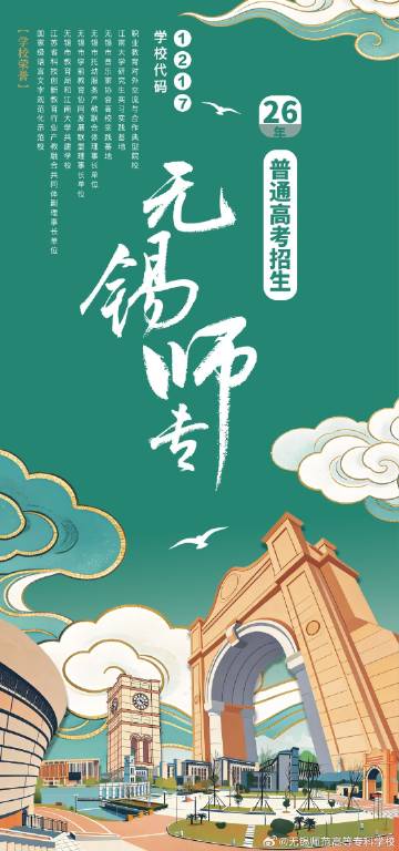无锡师专2026年普通高考招生