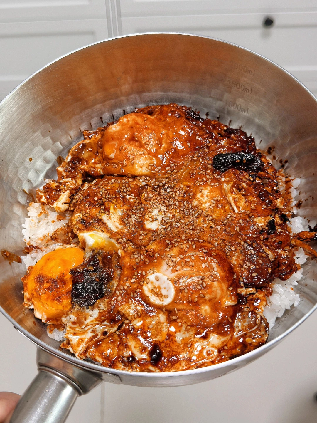 谁懂啊？公瑾爆蛋拌米饭吃一次爱一次！