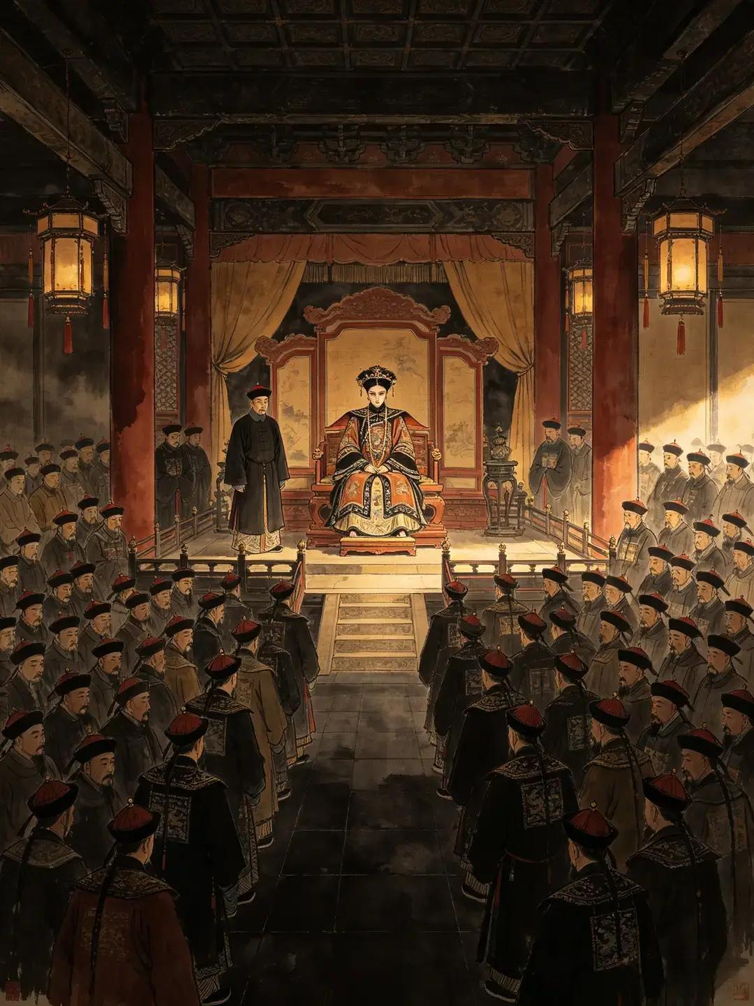 光绪不是不敢杀慈禧，是根本杀不起。杀了之后有三个后果，他一个都扛不住。

 
戊戌年八月初三的深夜，光绪坐在养心殿东暖阁，手里攥着杨深秀刚递进来的密折。折子上只有一句话：&34;太后明日将赴颐和园，园外驻军已换荣禄亲兵。&34;他抬起头，案上那盏洋油灯的火苗忽然跳了一下。
 
他站起来走了两步，又坐回去。门外传