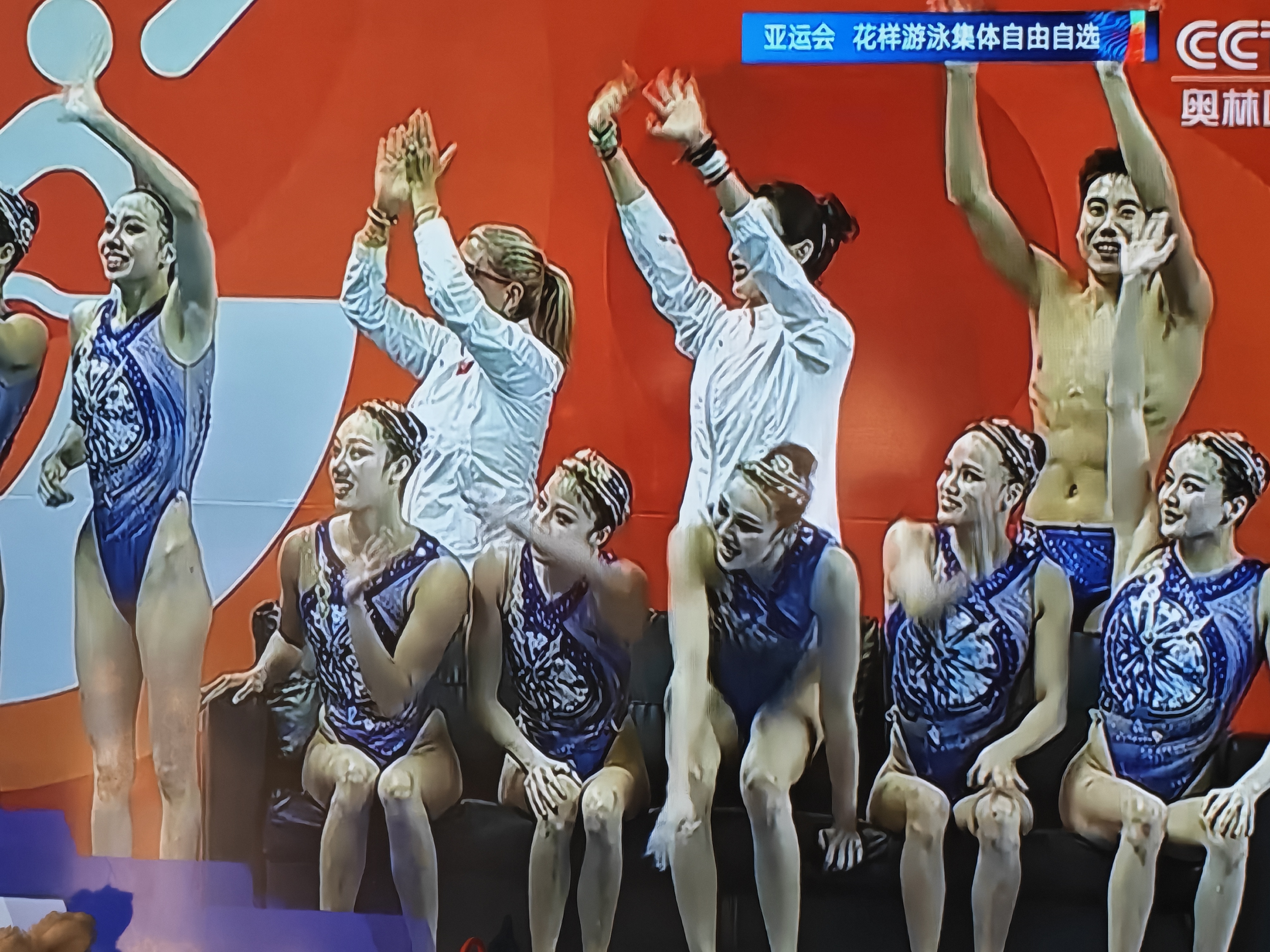 亚运会花样游泳允许男子加入了吗，以前从没见过