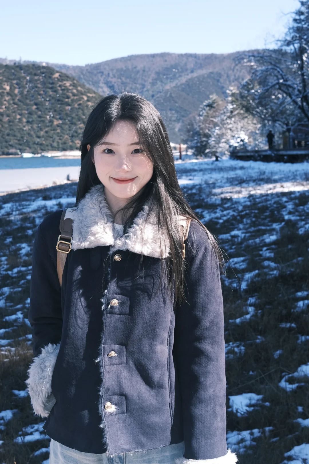 雪后的普达措！！美鼠啦！