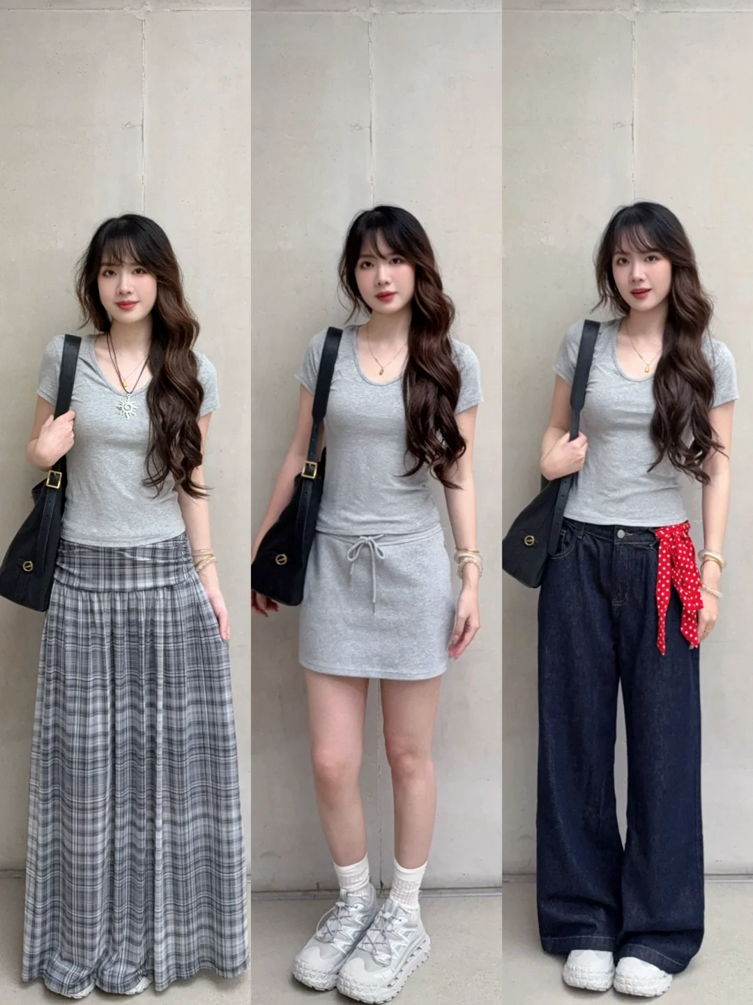 𝙂𝙧𝙚𝙮灰色系 简单通勤