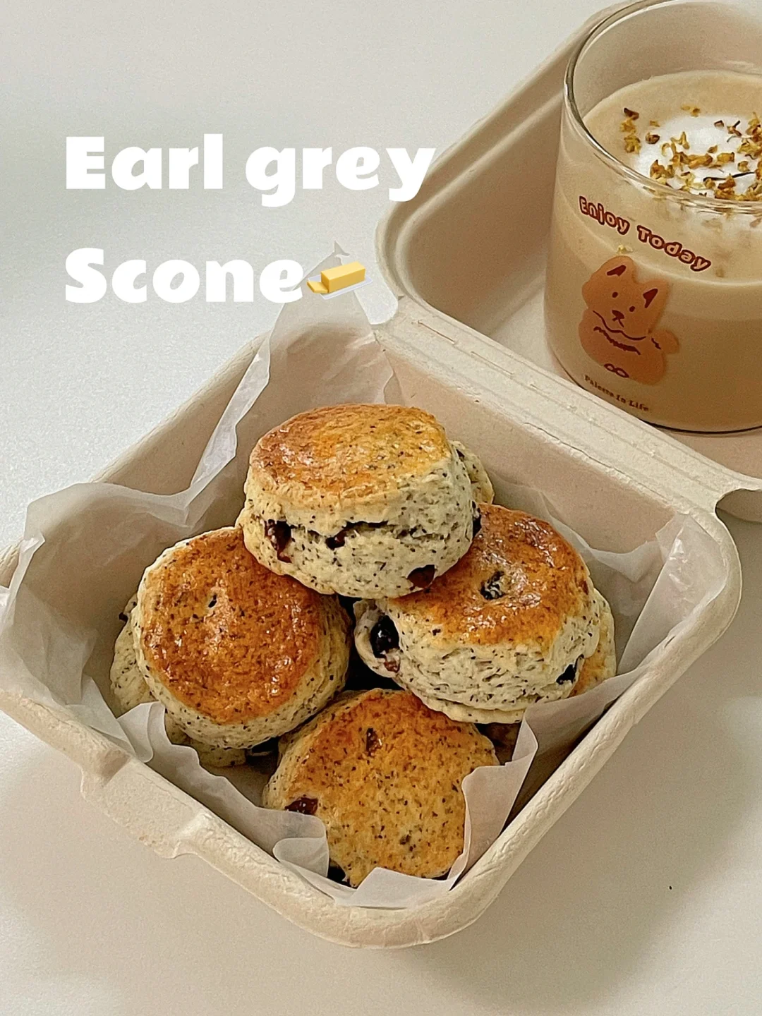 红茶蔓越莓司康｜茶香四溢❗️免打发超简单❗️