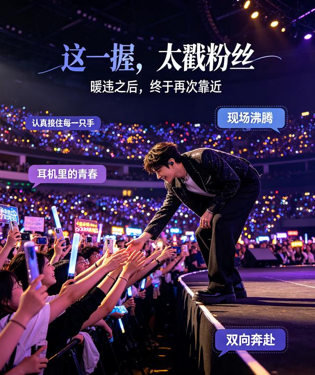 粉丝伸手想握手，却死死忍住不拽！汪苏泷演唱会一幕，戳穿内娱难得的双向清醒
 
演唱会现场有多魔幻你见过吗？
偶像伸手的一瞬间，有人会死死攥住不肯放，拼命拉扯，就为多留住那几秒。
 
也有另一种场面：粉丝激动到手都在抖，碰到偶像手掌的那一刻，又主动松开。
汪苏泷演唱会握手名场面刷屏，全网都在夸他宠粉。