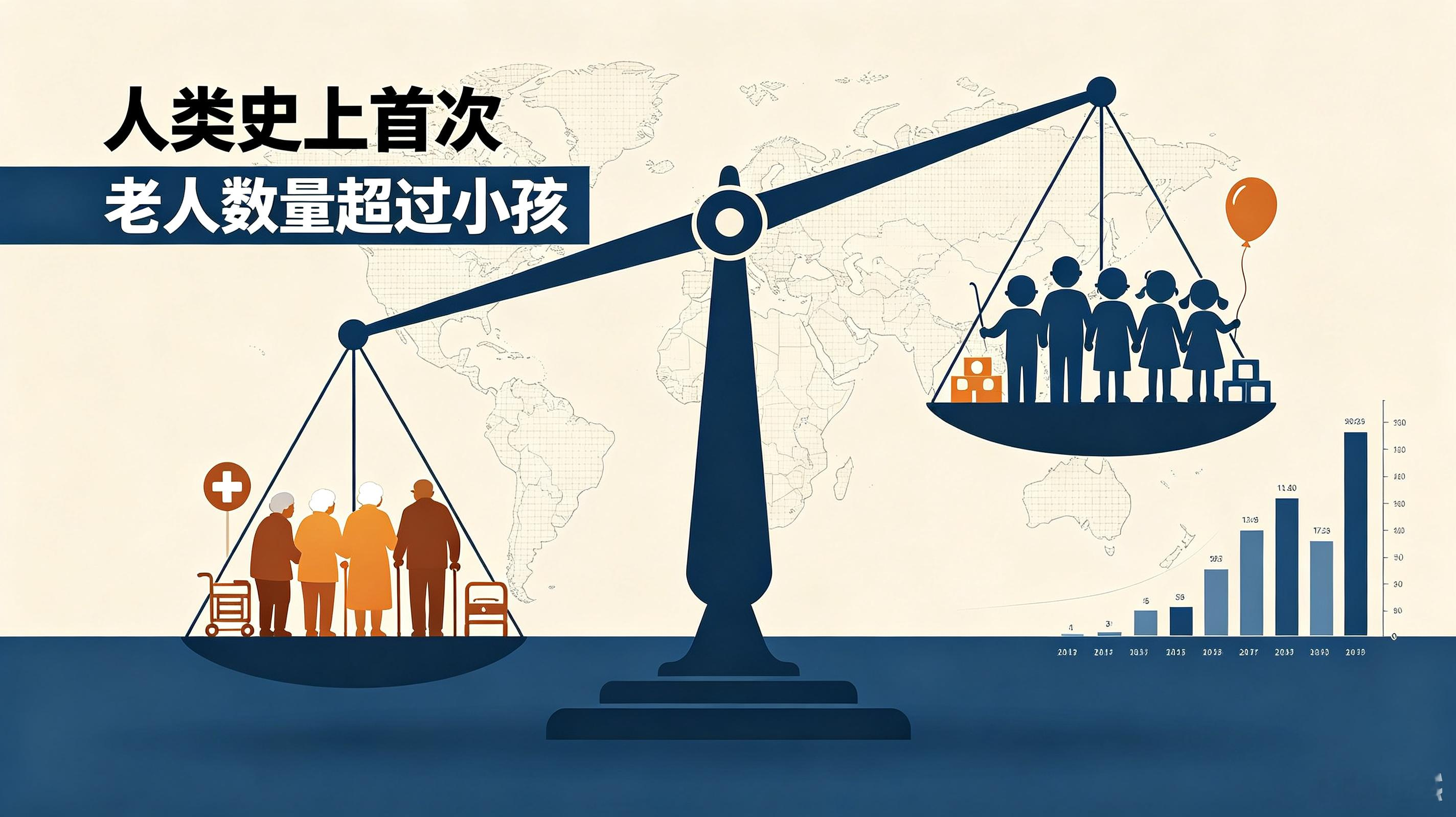人类史上首次！全球老人数量超过小孩，时代拐点已经到来