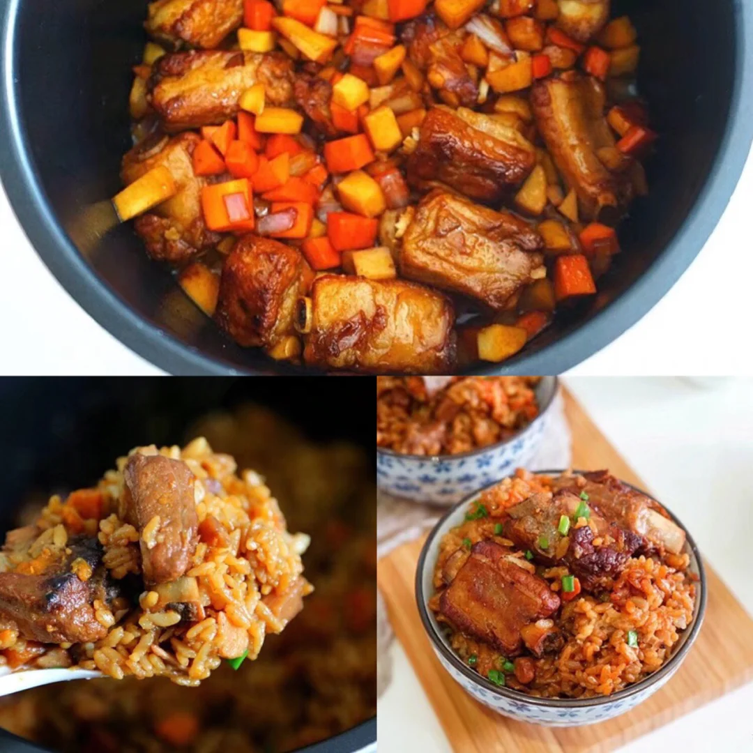 懒人必备：超级美味的芋头排骨焖饭