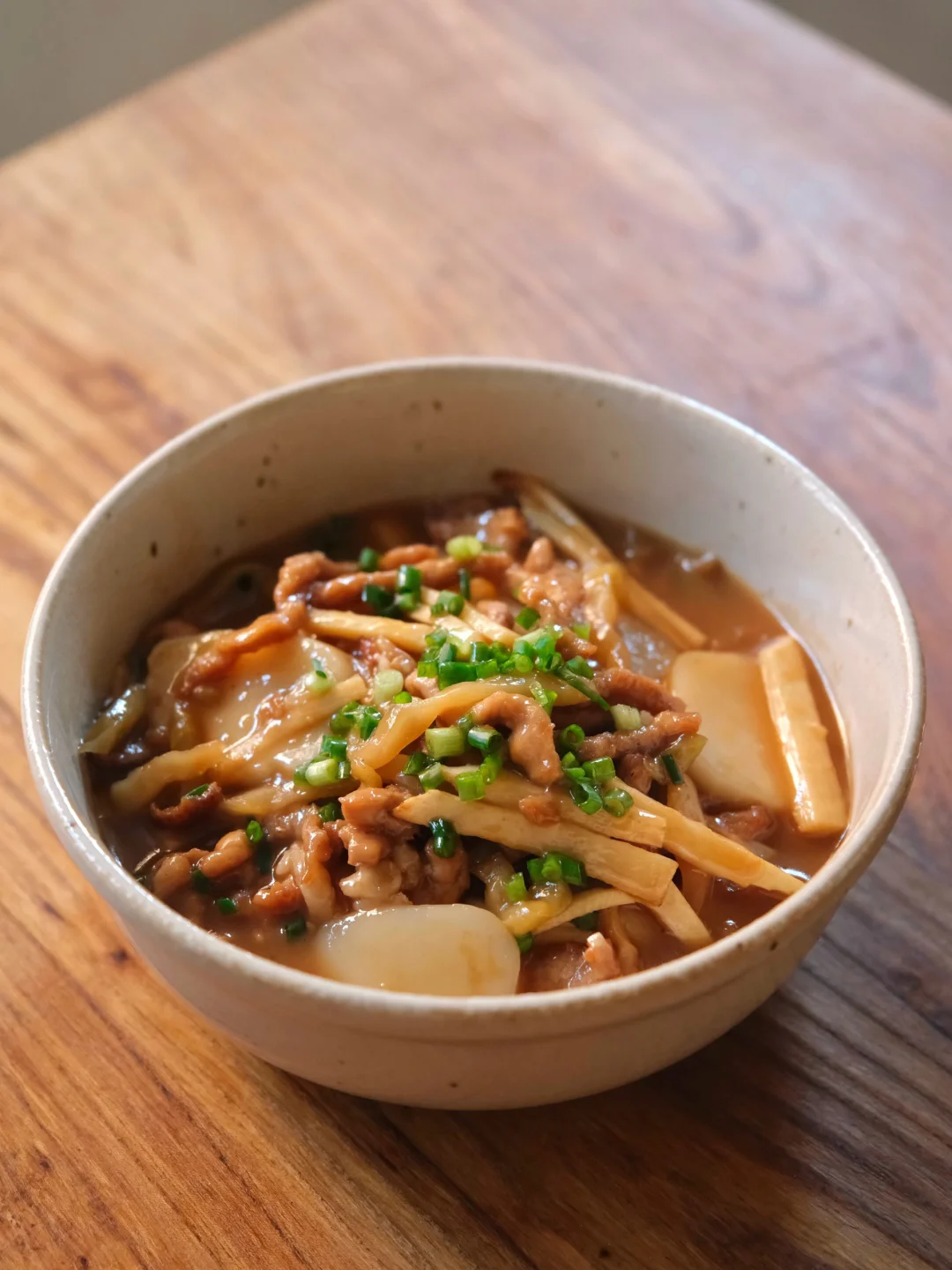 我的年糕超好吃｜冬笋榨菜肉丝汤年糕