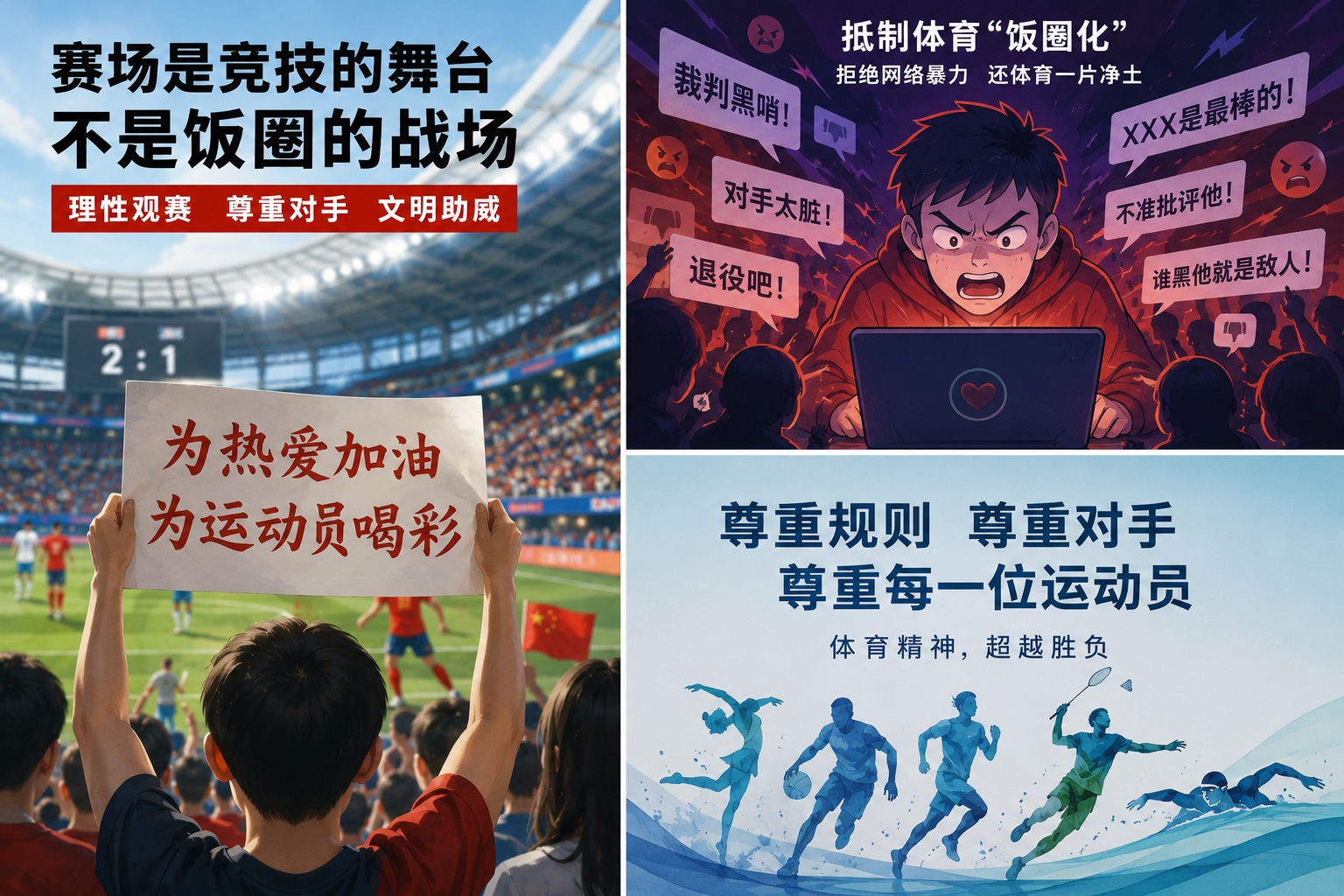 【体育“饭圈”要继续严管！体育总局最新表态，真正该整治的是什么？】

追运动员没问题，但如果体育比赛最后变成了“粉丝大战”，事情就已经变味了。

9月3日，国务院新闻办公室举行有关“十五五”时期体育强国建设的新闻发布会。会上，国家体育总局再次释放出一个非常明确的信号：

体育领域的“饭圈”乱象，还要
