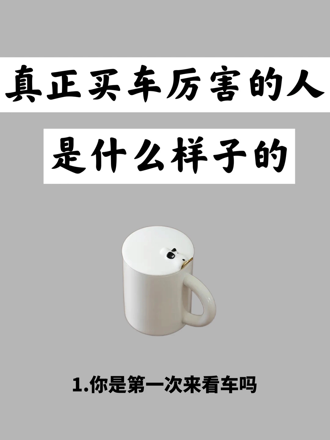 真正买车厉害的人是什么样子的