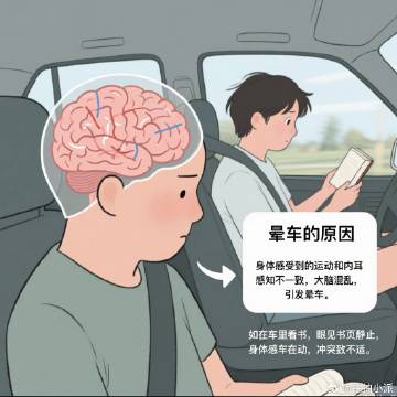 总结了一下网约车电车晕车的原因：<br /><br />1️⃣无声的...