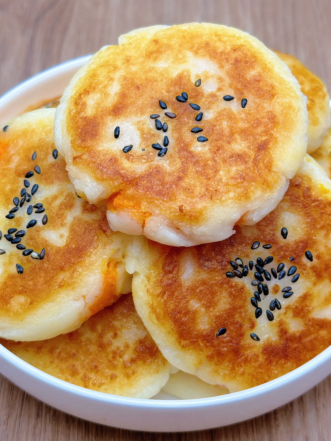 奶香十足！易消化山药红薯饼一个才30大卡😋