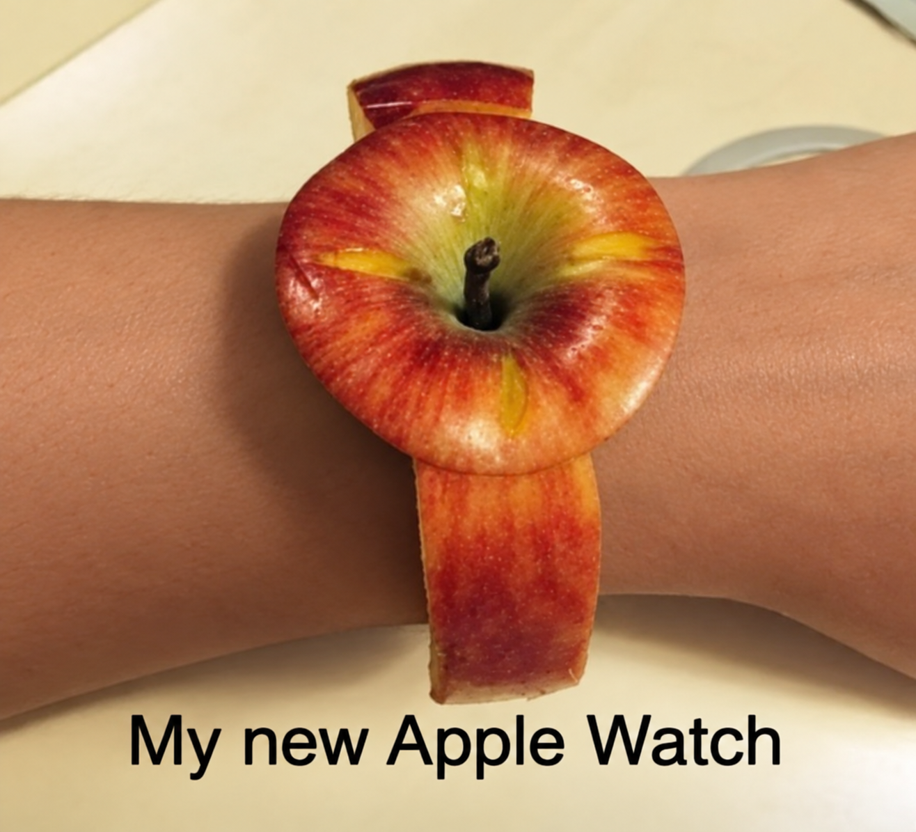 我的新Apple  Watch
真甜！