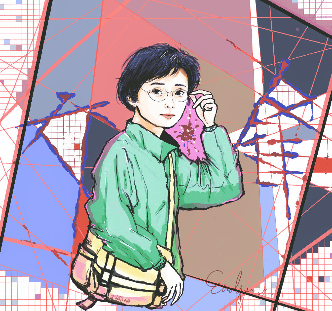 #吴越[超话]#  ✏️交锋 | 蒋在珍 ▶ 板绘²⁰²⁶¹⁰ ​
