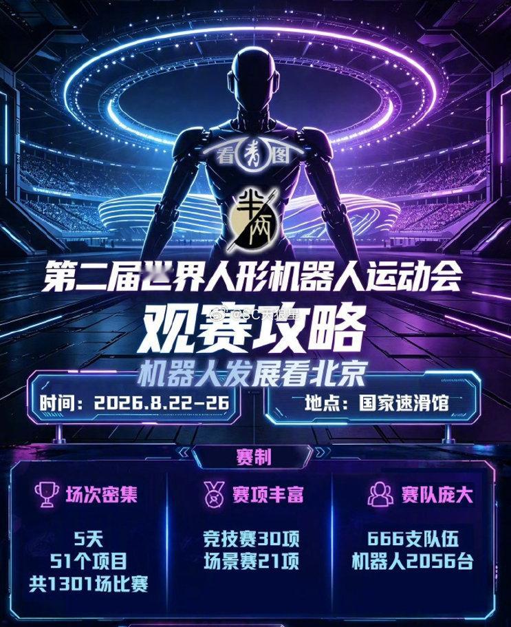 #第二届世界人形机器人运动会# 
8月23号我去现场看机器人运动会，
请给我安排一份23日观赛行程表。 ​
