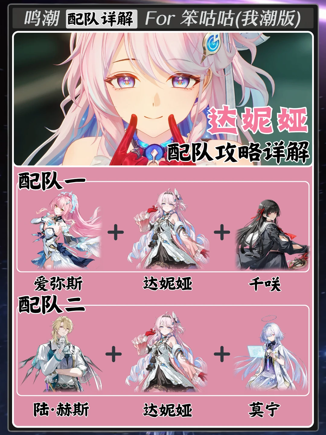 鸣潮｜3.3下半版本“达妮娅”配队攻略