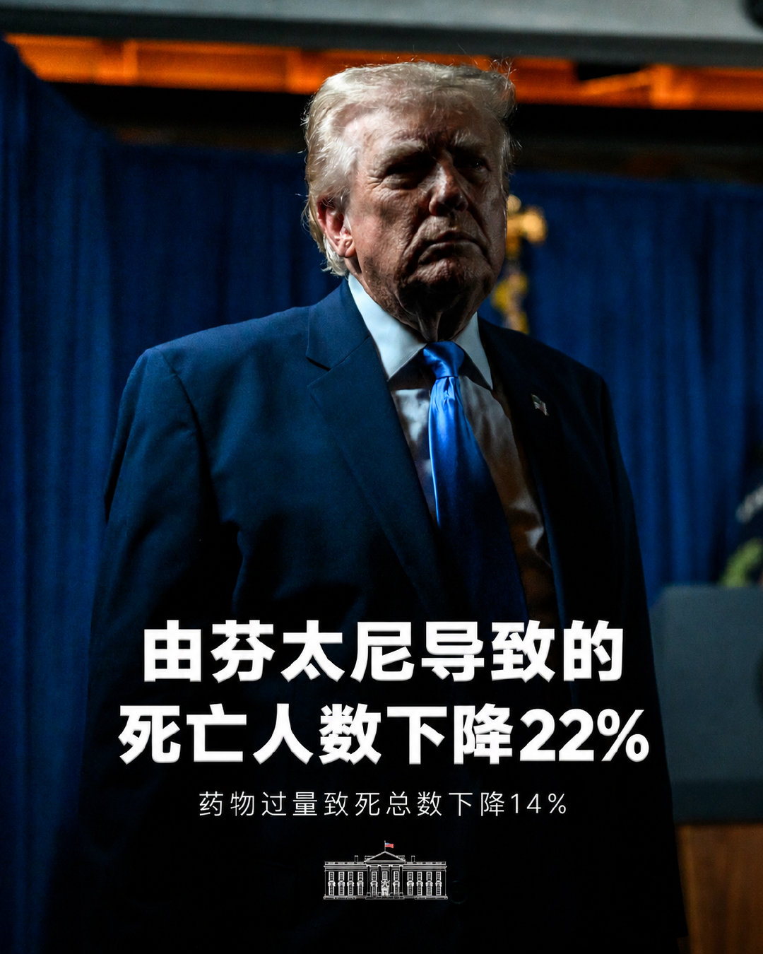重拳打击贩毒集团。守卫我们的边境。逮捕毒品贩运人员。这些举措都让我们的国家更安全。在特朗普政府的推动下，由芬太尼导致的死亡人数实现历史性下降，挽救了美国人的生命。 ​
