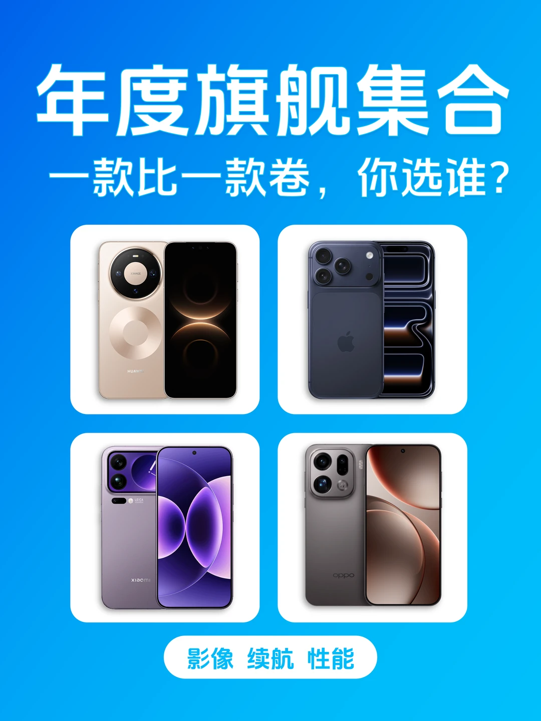 年度旗舰到底该怎么选？来简单分析一下