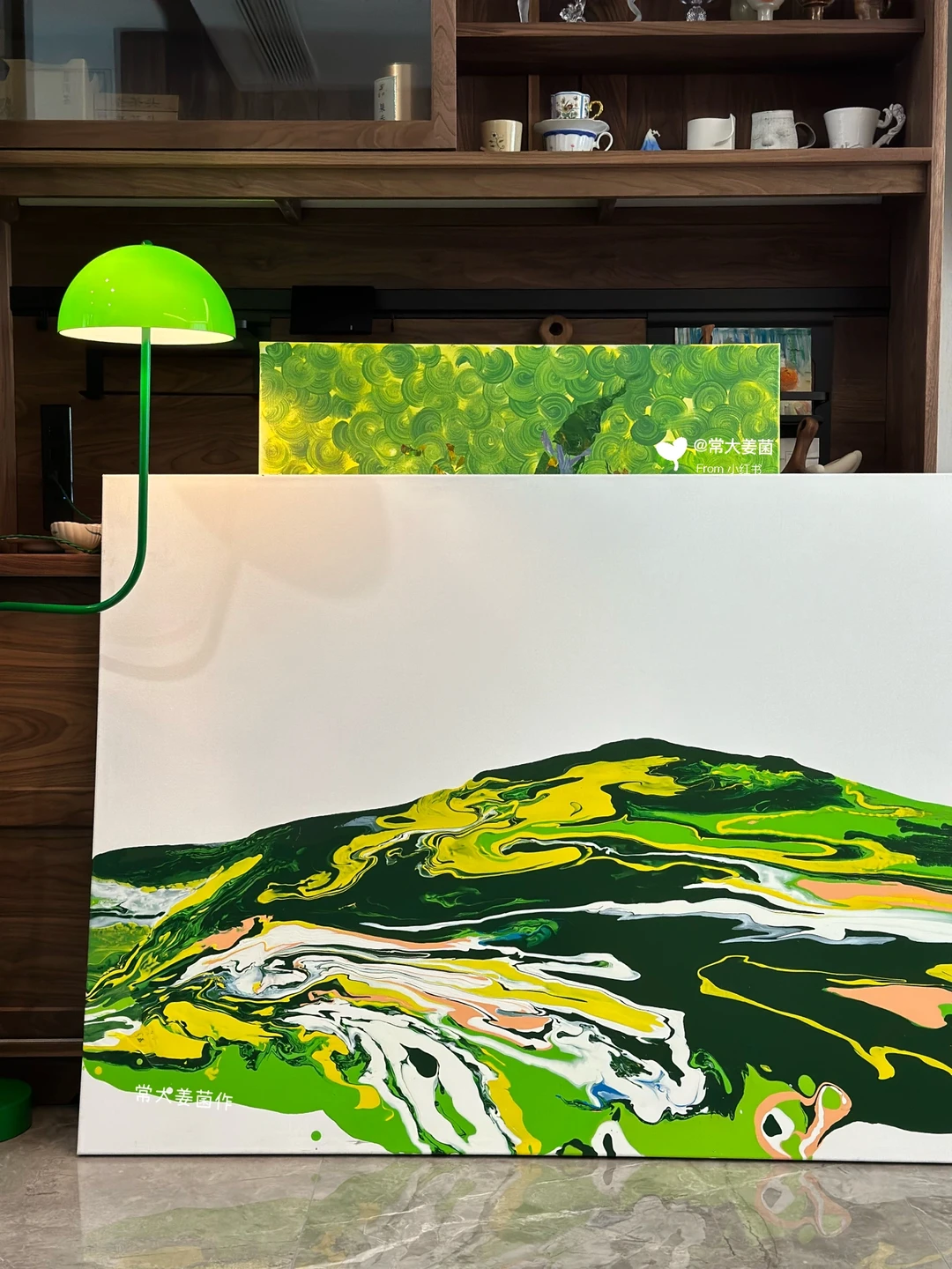 给新家画了张《旷野生花》🪲🐢🌴🌿🌸