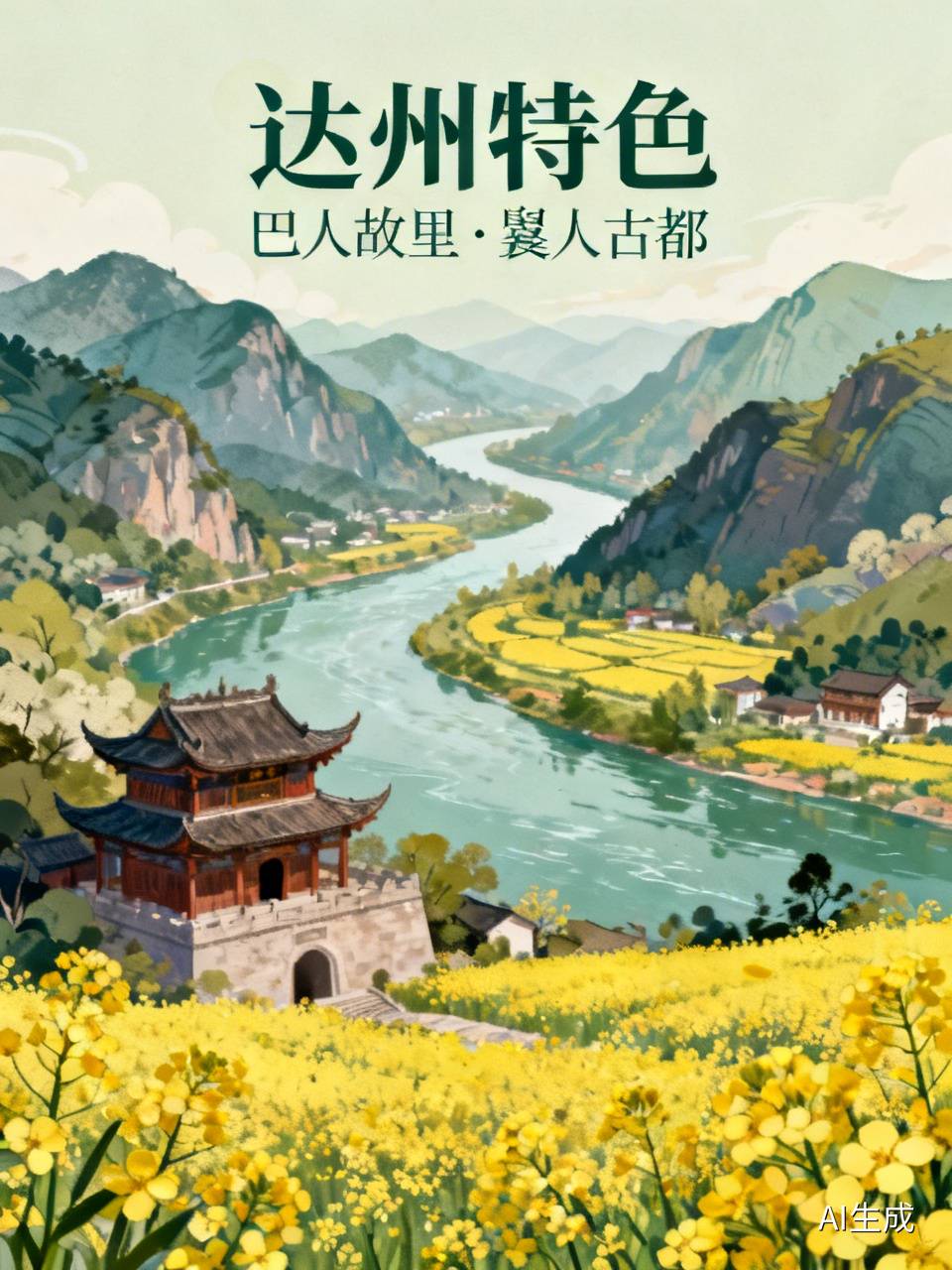 上周刚从达州游玩回来，脑海里还久久萦绕着七星椒卤味的香气。
清晨钻进老巷的深处，