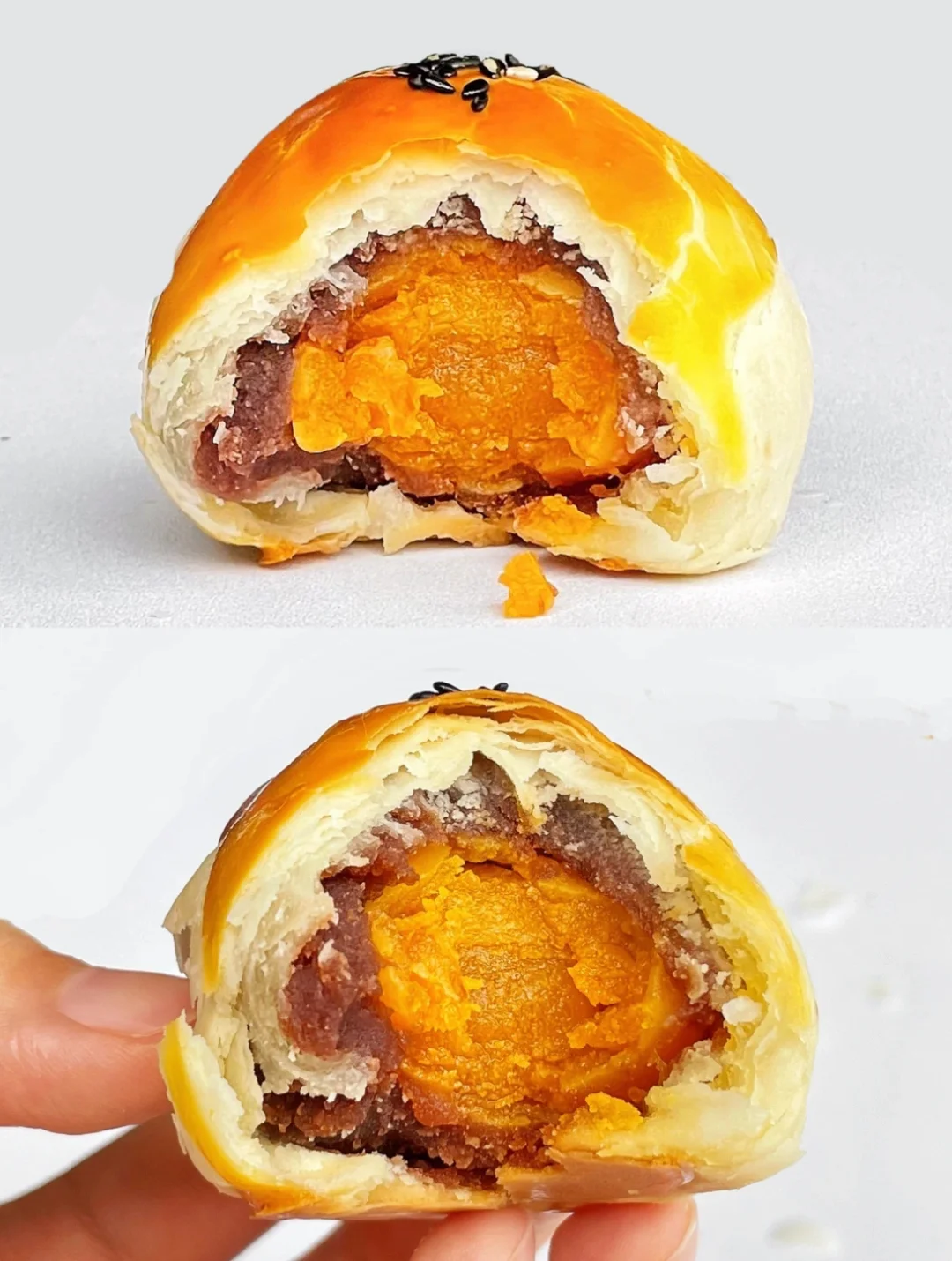 一碰掉渣蛋黄酥｜自用六年好配方分享‼️