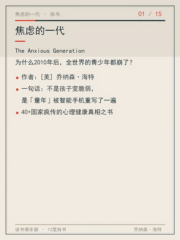《焦虑的一代》