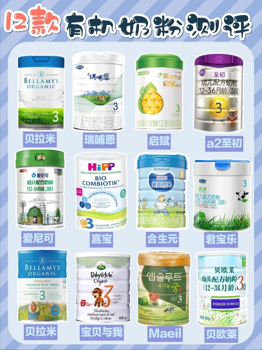 12款有机奶粉测评|哪款最值得入手？
