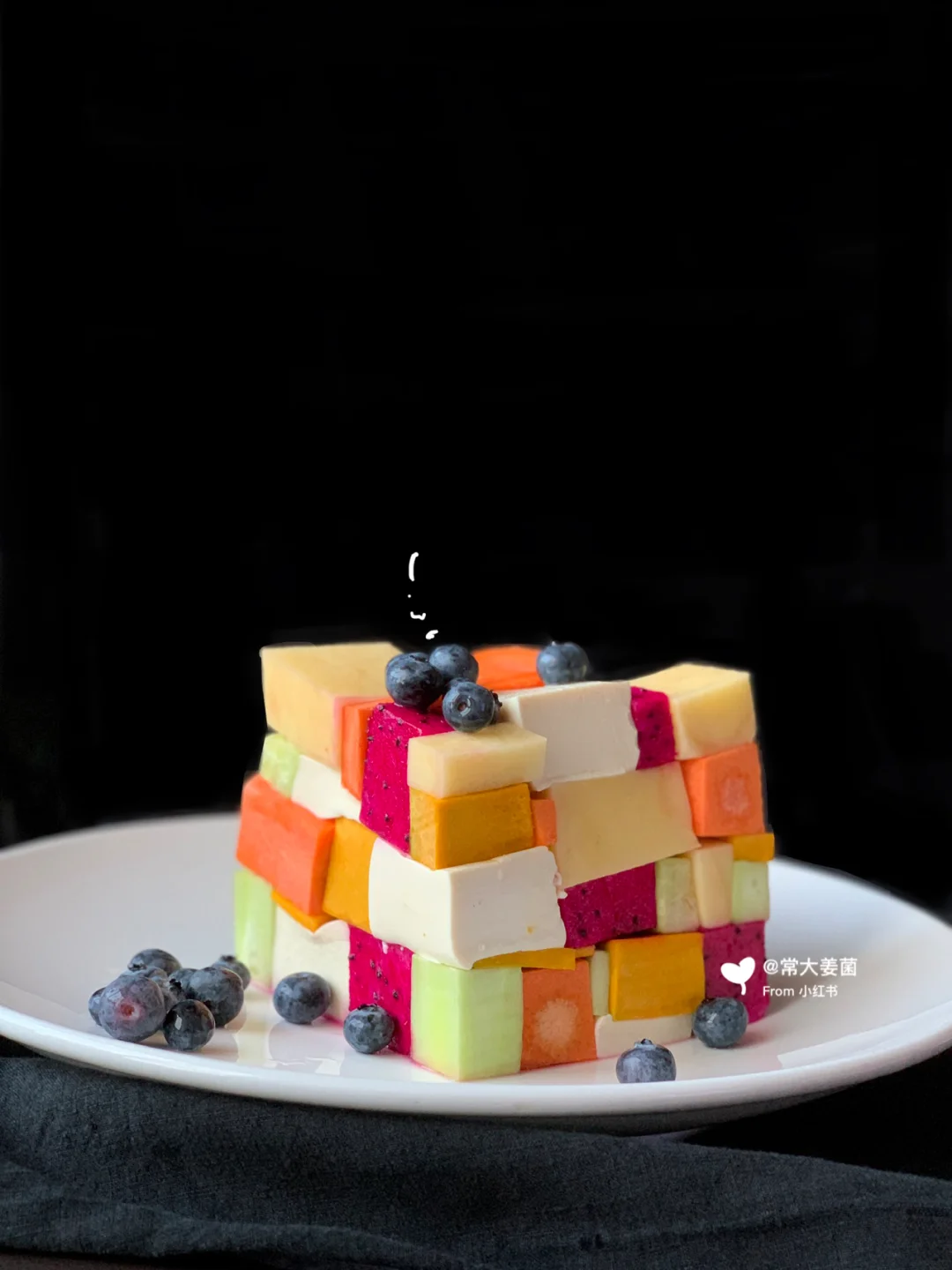 趣味果盘🤡水果乐高拼起来🍉🥑🍒🥯