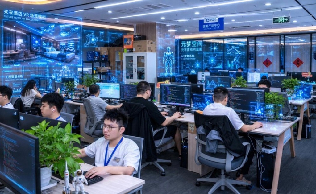#企业AI办公进入爆发期# 你知道吗？越来越多企业把AI融入真实业务流程，企业AI办公步入爆发阶段。国产AI在词元消耗上优化明显，平均省下75%，成本压力减轻。车企研发、金融知识库管理都有落地案例，跨系统调取数据的协同能力也持续变强，不得不说，词元优化让AI大规模落地变得更可行。 ​