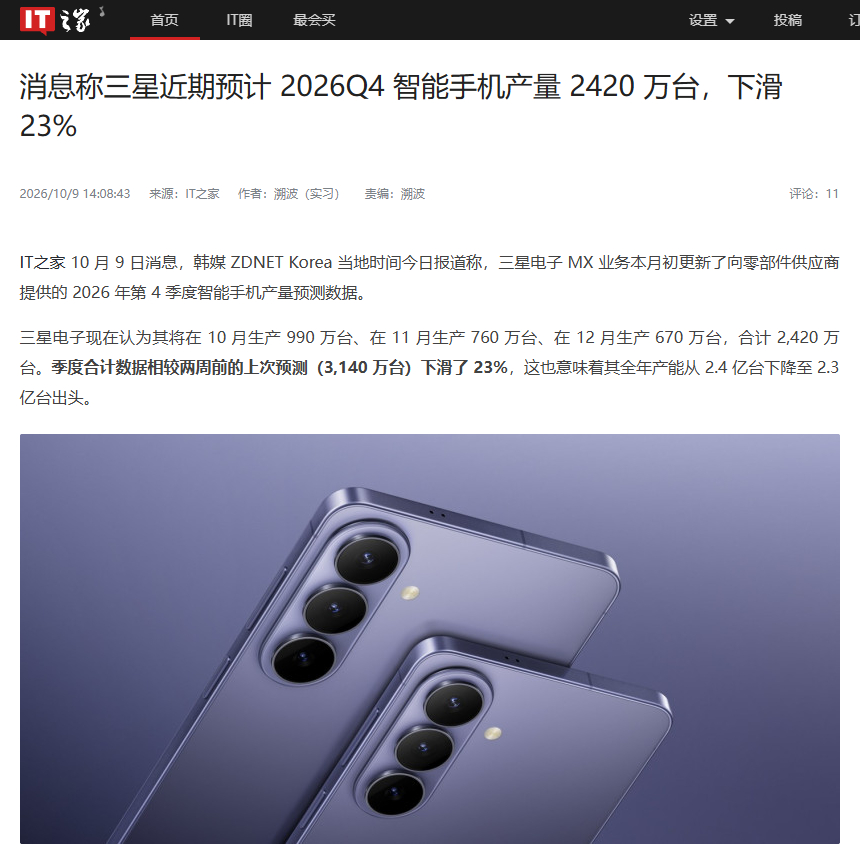 #三星智能手机全球销量第一##手机不好卖了#
三星和苹果是最体面的，但三星计划Q4减产，苹果莫名其妙在印度卖得不错，但也只是意外而非感到奇怪。
米OV就不太好说了，问题是我没理解counterpoint research为啥还专门点了一下蓝厂——“优先关注其核心市场印度和中国”（vivo is prioritizing its core I ​