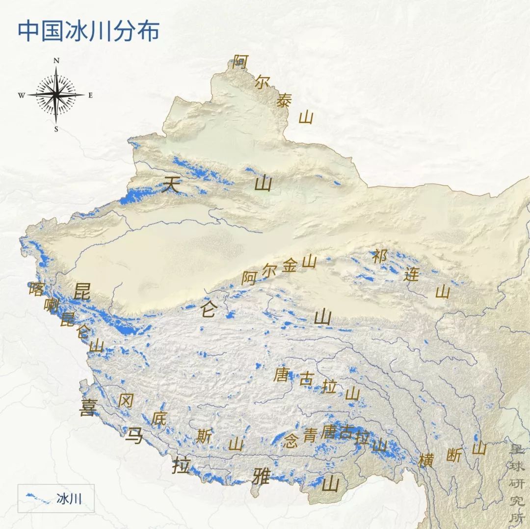 #气候变暖# ，未来蓝色冰川都有冰岩崩坍塌的风险 ​